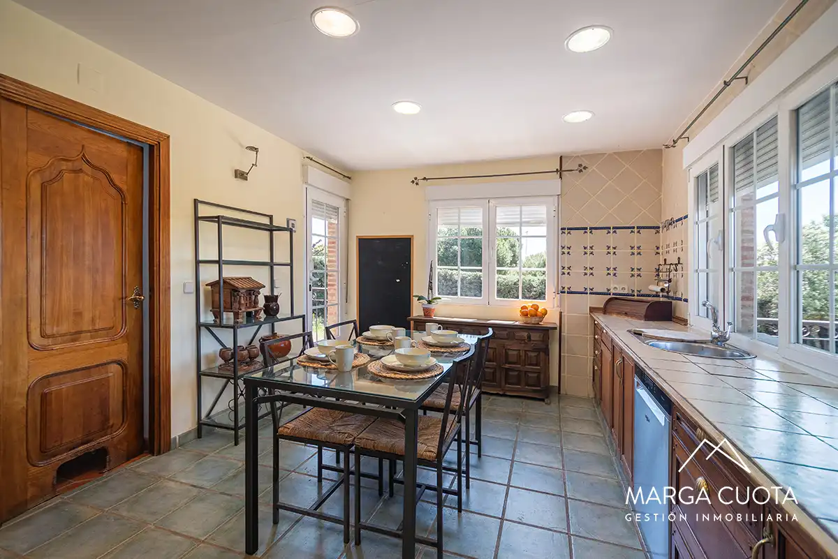 Kitchen of Houses for sale in Valdemorillo  with Heating, Private garden and Parquet flooring