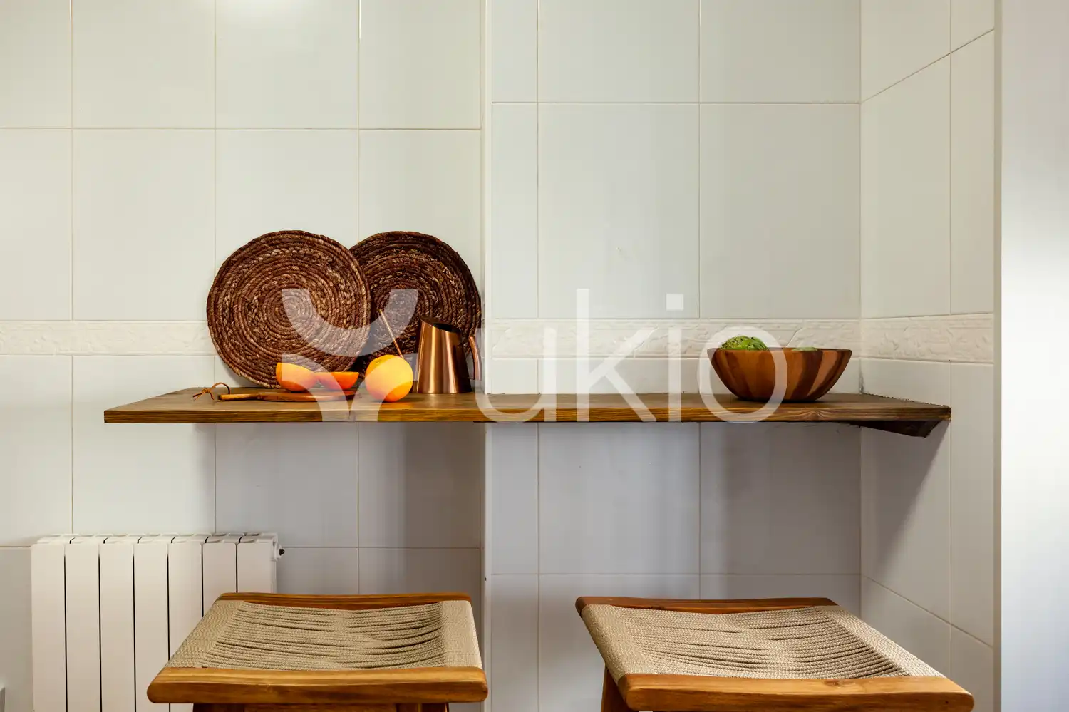 Kitchen of Apartments for rent in Barcelona  with Air Conditioner, Heating and Terrace