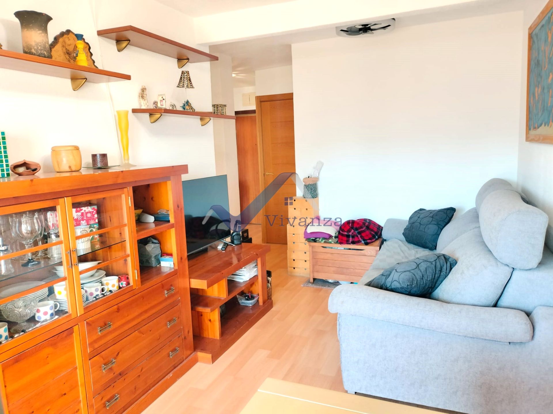 Sala d'estar de Pis en venda en  Madrid Capital amb Aire condicionat, Calefacció i Terrassa