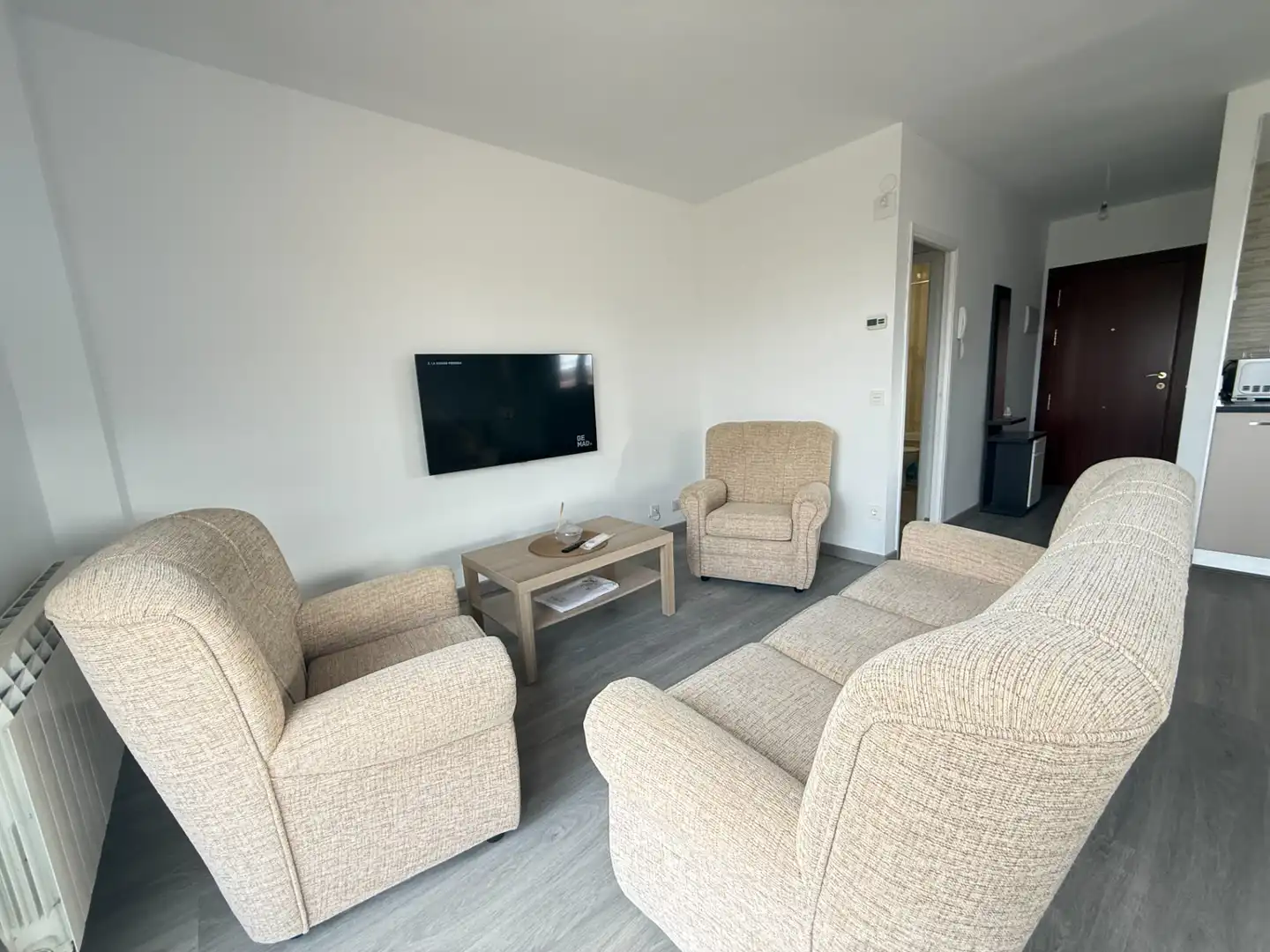 Living room of Flat for sale in Baltanás  with Air Conditioner, Heating and Parquet flooring