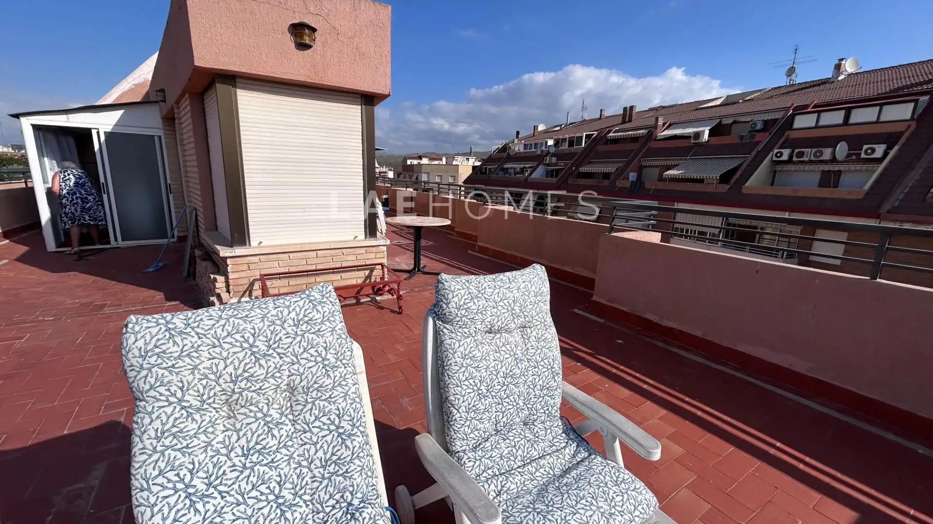 Terrace of Attic for rent in El Campello  with Air Conditioner, Parquet flooring and Furnished