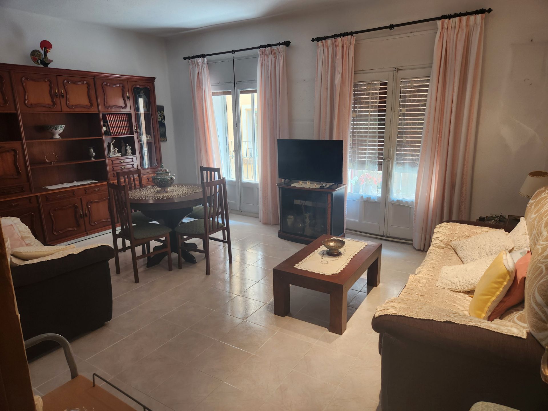 Living room of Flat for sale in  Teruel Capital  with Heating, Storage room and Furnished
