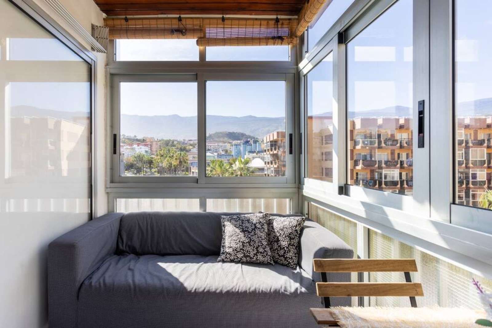 Terrassa de Apartament per a compartir en Puerto de la Cruz amb Aire condicionat, Terrassa i Moblat