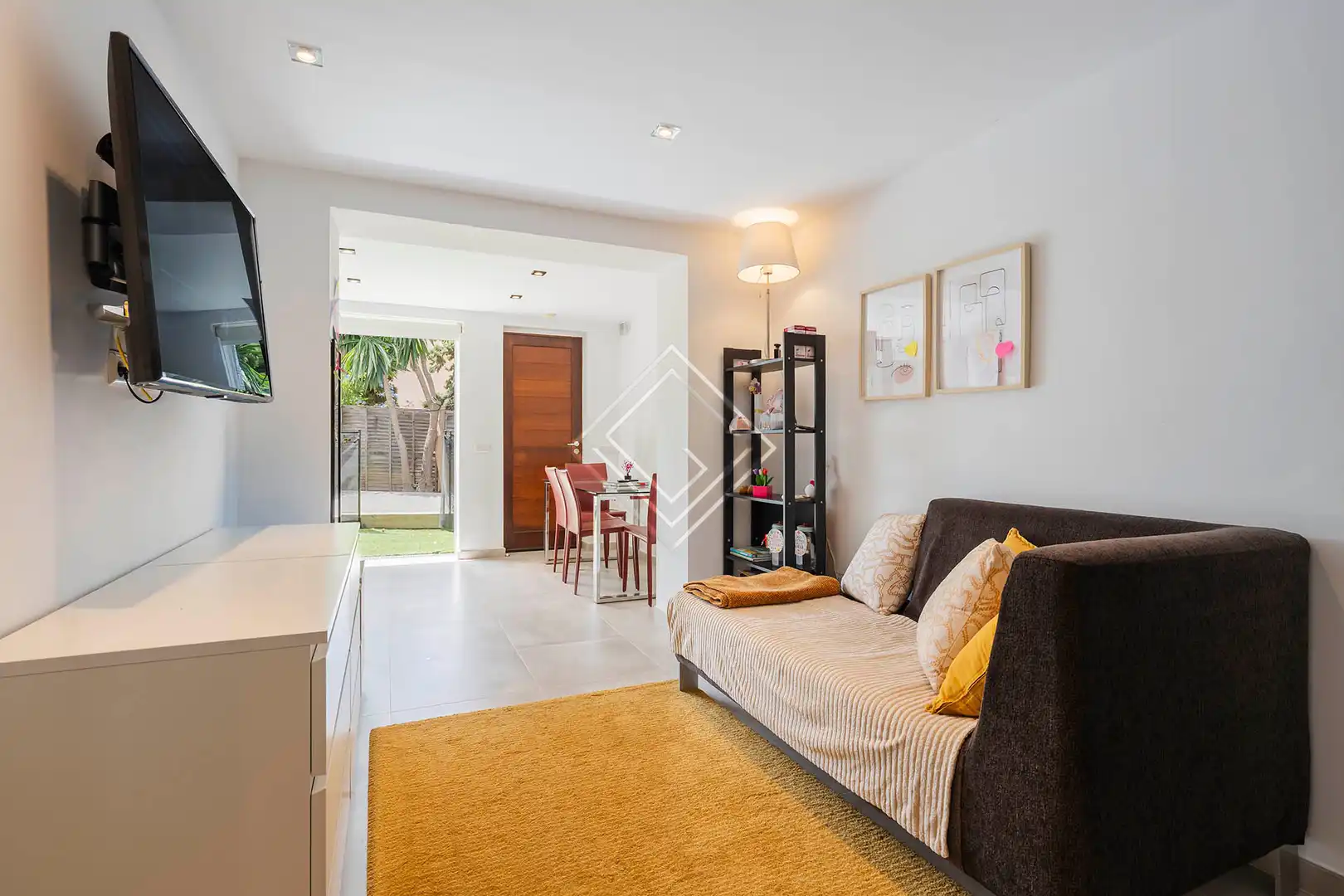 Sala de estar de Casa o chalet de alquiler en Marbella con Aire acondicionado, Calefacción y Jardín privado