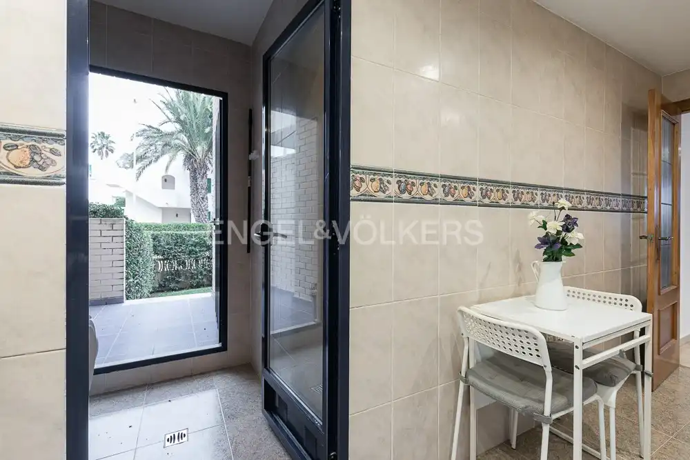 Terraza de Apartamento en venta en Xeraco con Aire acondicionado, Calefacción y Jardín privado