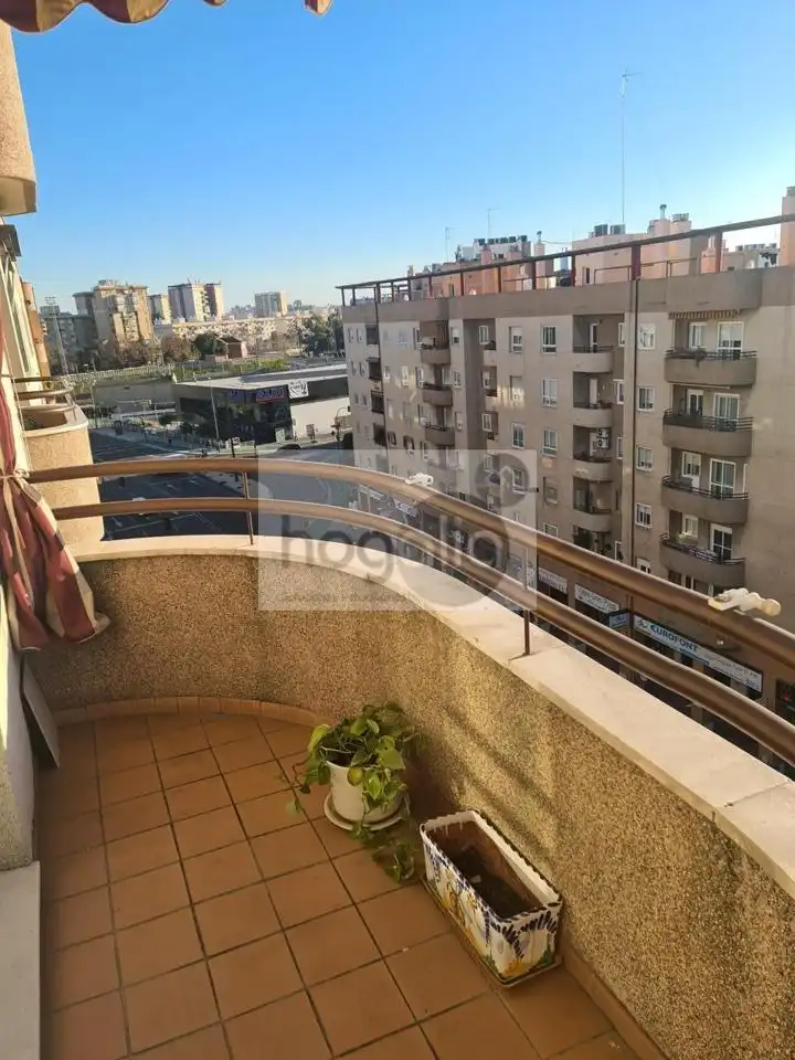Balcony of Flat for rent in Sevilla  with Air Conditioner, Terrace and Swimming Pool