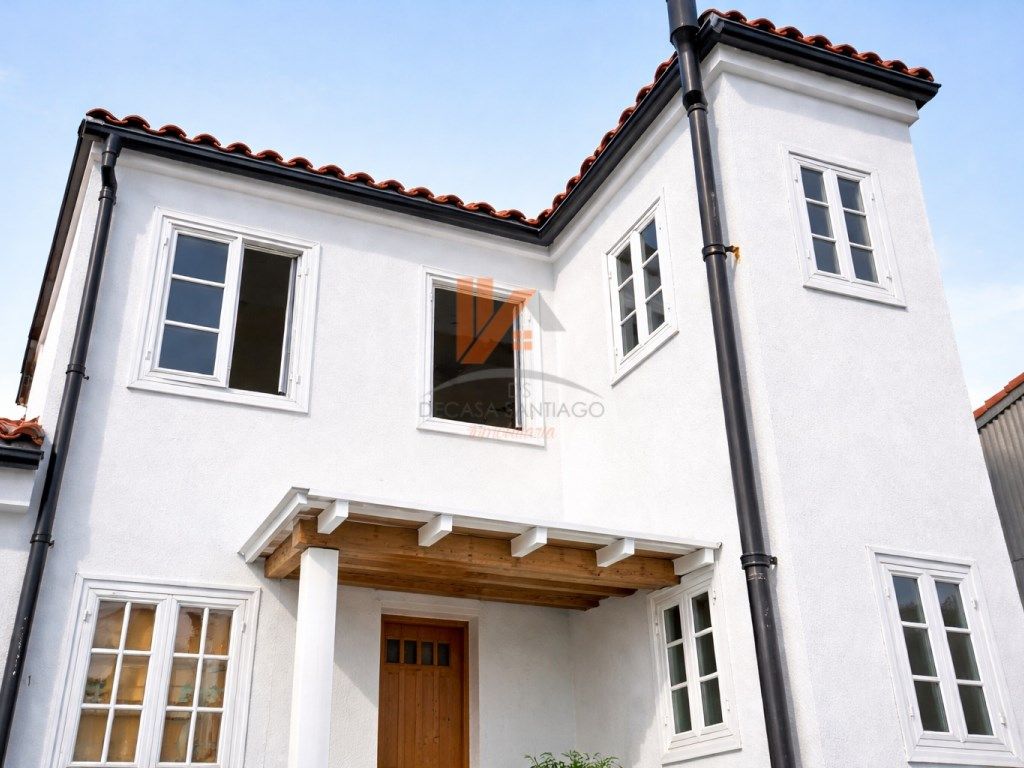 Exterior view of House or chalet for sale in Santiago de Compostela   with Private garden