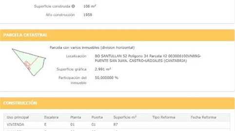 Foto 3 de Finca rústica en venda a Barrio Santullán, 52, Mioño - Santullán, Castro-Urdiales