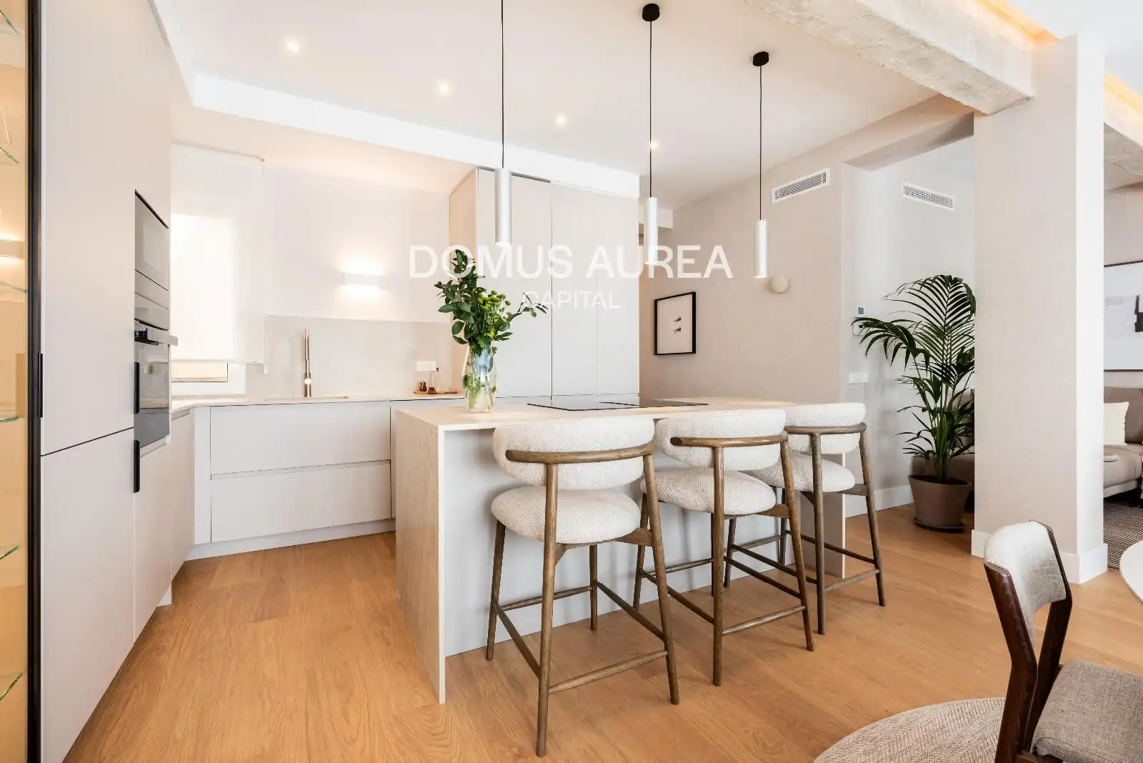 Esszimmer von Wohnung zum Verkauf in Madrid mit Klimaanlage, Parkett und Möbliert