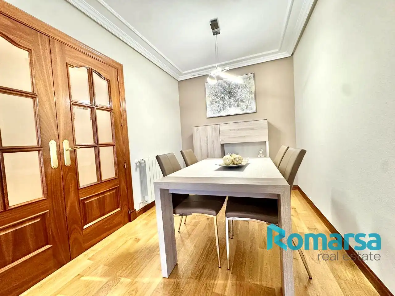 Dining room of Flat for sale in Ávila  with Heating, Terrace and Furnished