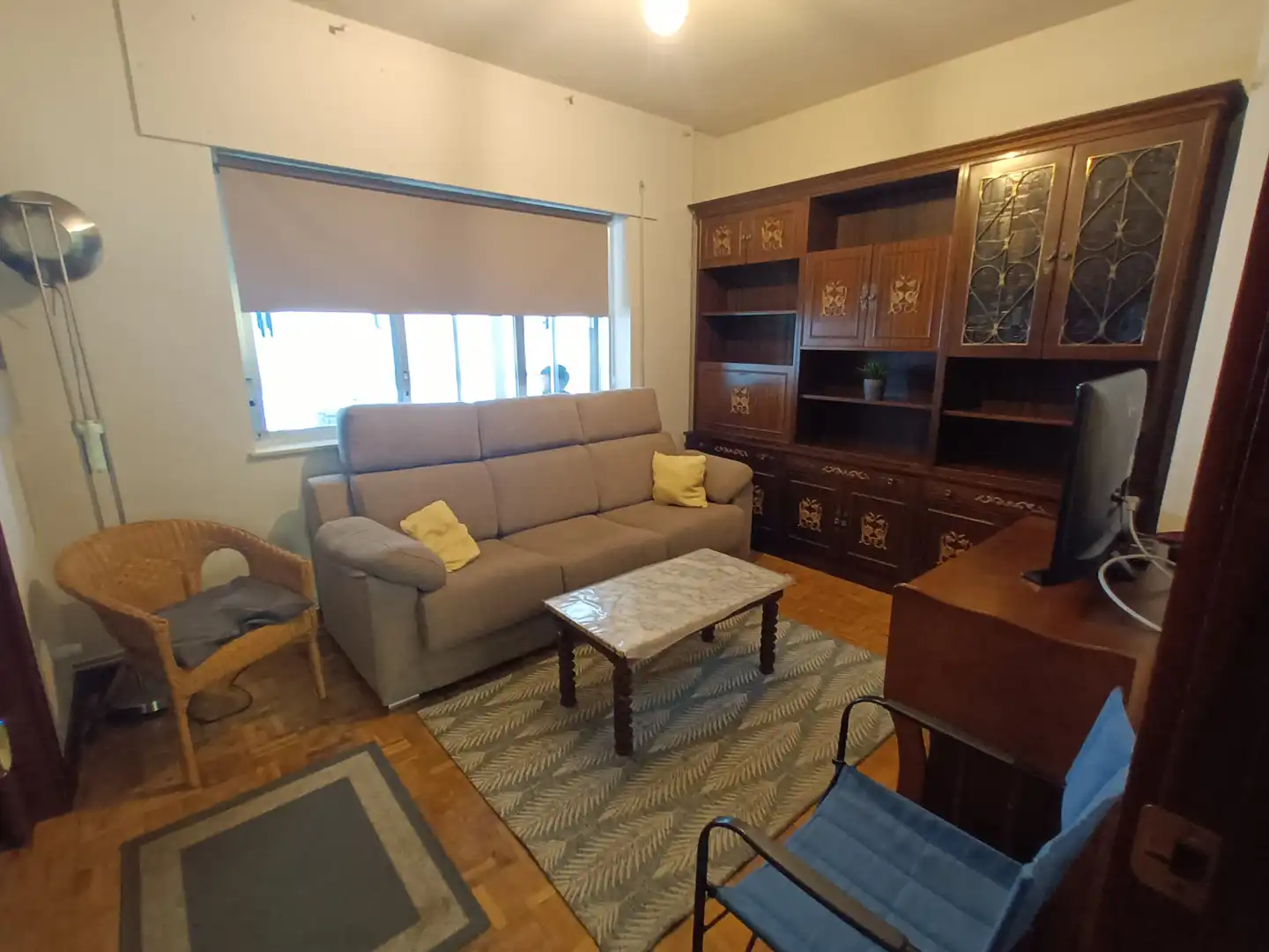 Wohnzimmer von Wohnung zur Miete in Lugo mit Heizung, Möbliert und Ofen