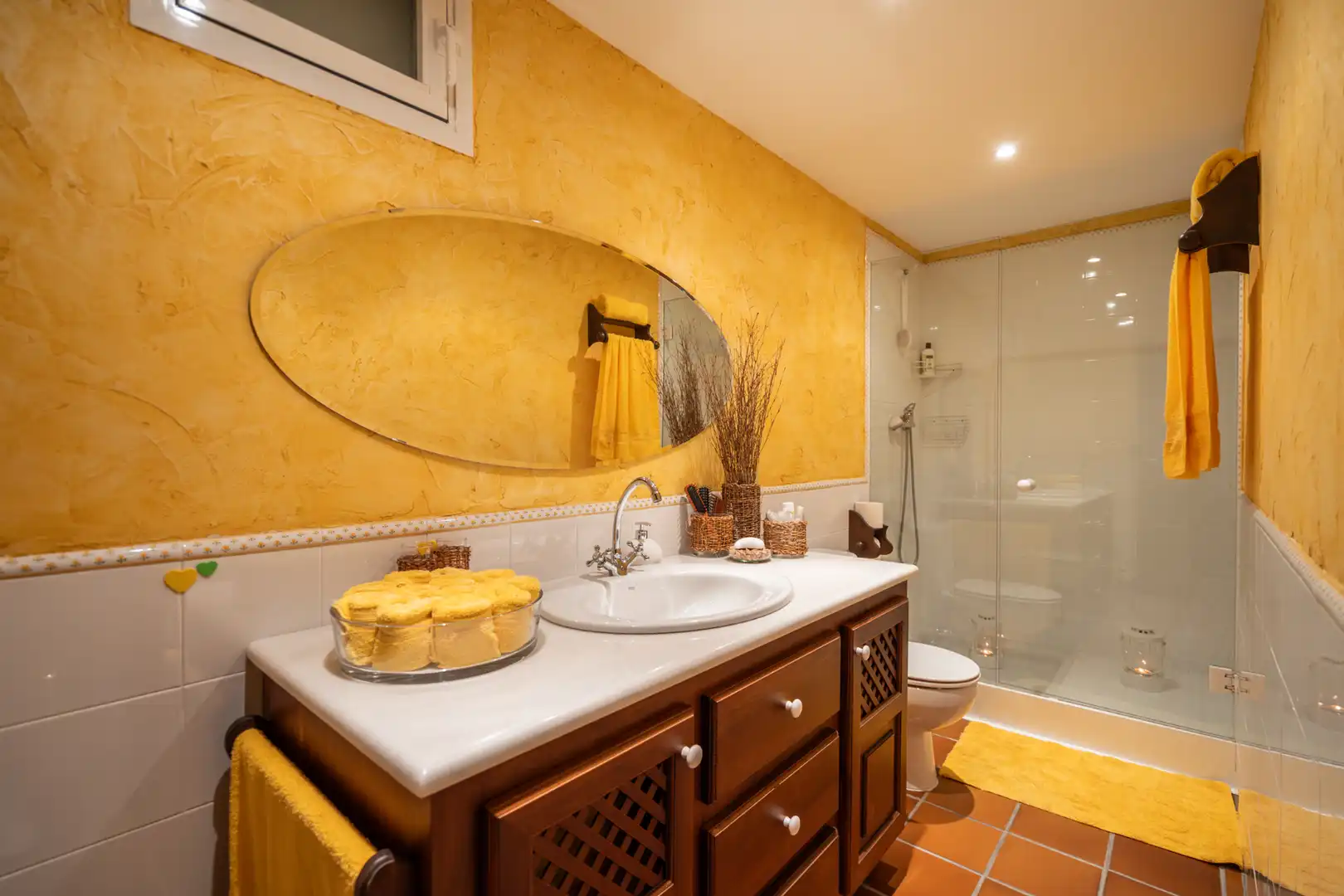 Bathroom of Houses for sale in Manzanares El Real  with Air Conditioner, Heating and Private garden