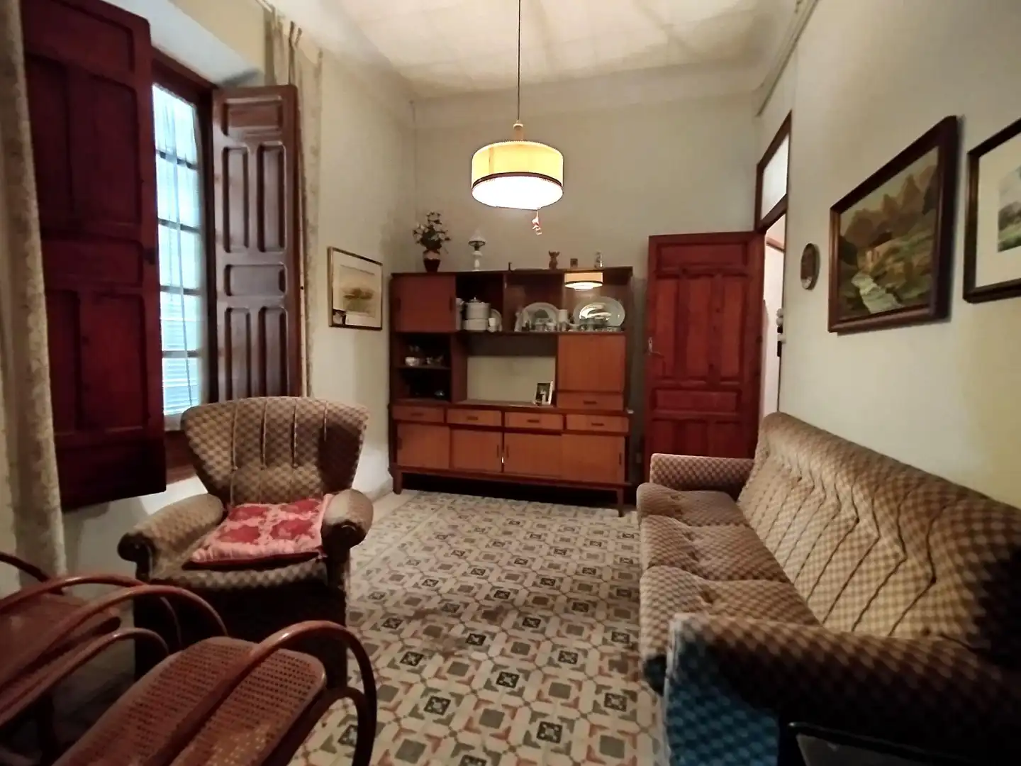 Sala de estar de Casa o chalet en venta en La Roda con Jardín privado y Trastero