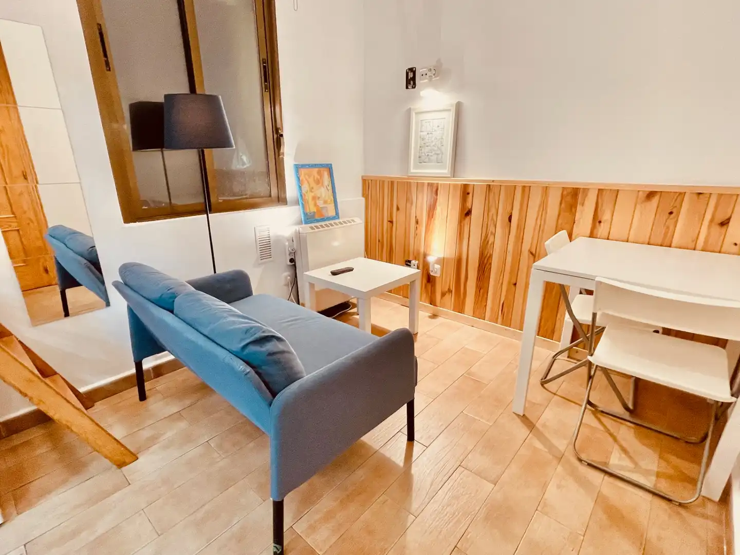 Living room of Study for rent in Madrid  with Furnished