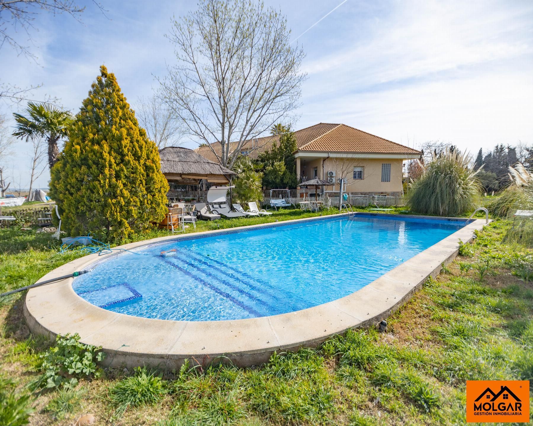 Piscina de Finca rústica en venda en Fuente El Saz de Jarama amb Calefacció, Terrassa i Traster