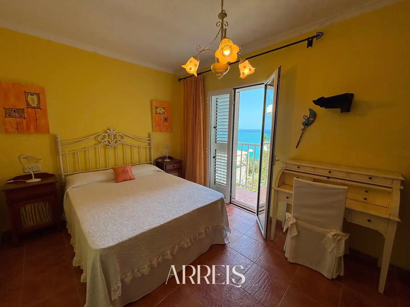 Schlafzimmer von Haus oder Chalet zum Verkauf in Peñíscola / Peníscola mit Klimaanlage, Heizung und Privatgarten