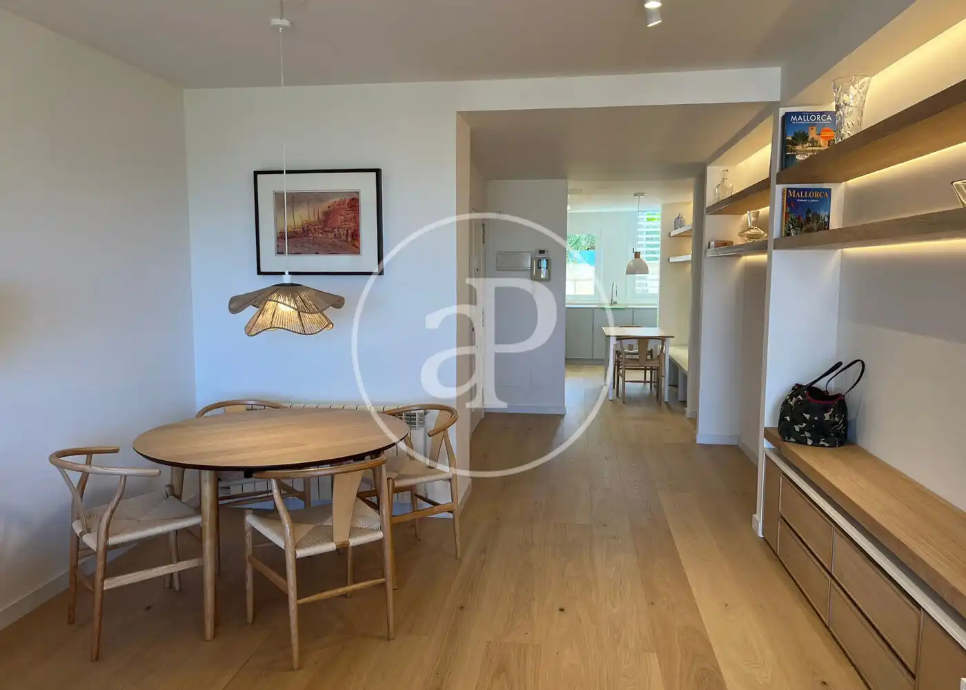 Comedor de Piso de alquiler en  Palma de Mallorca con Aire acondicionado, Calefacción y Jardín privado