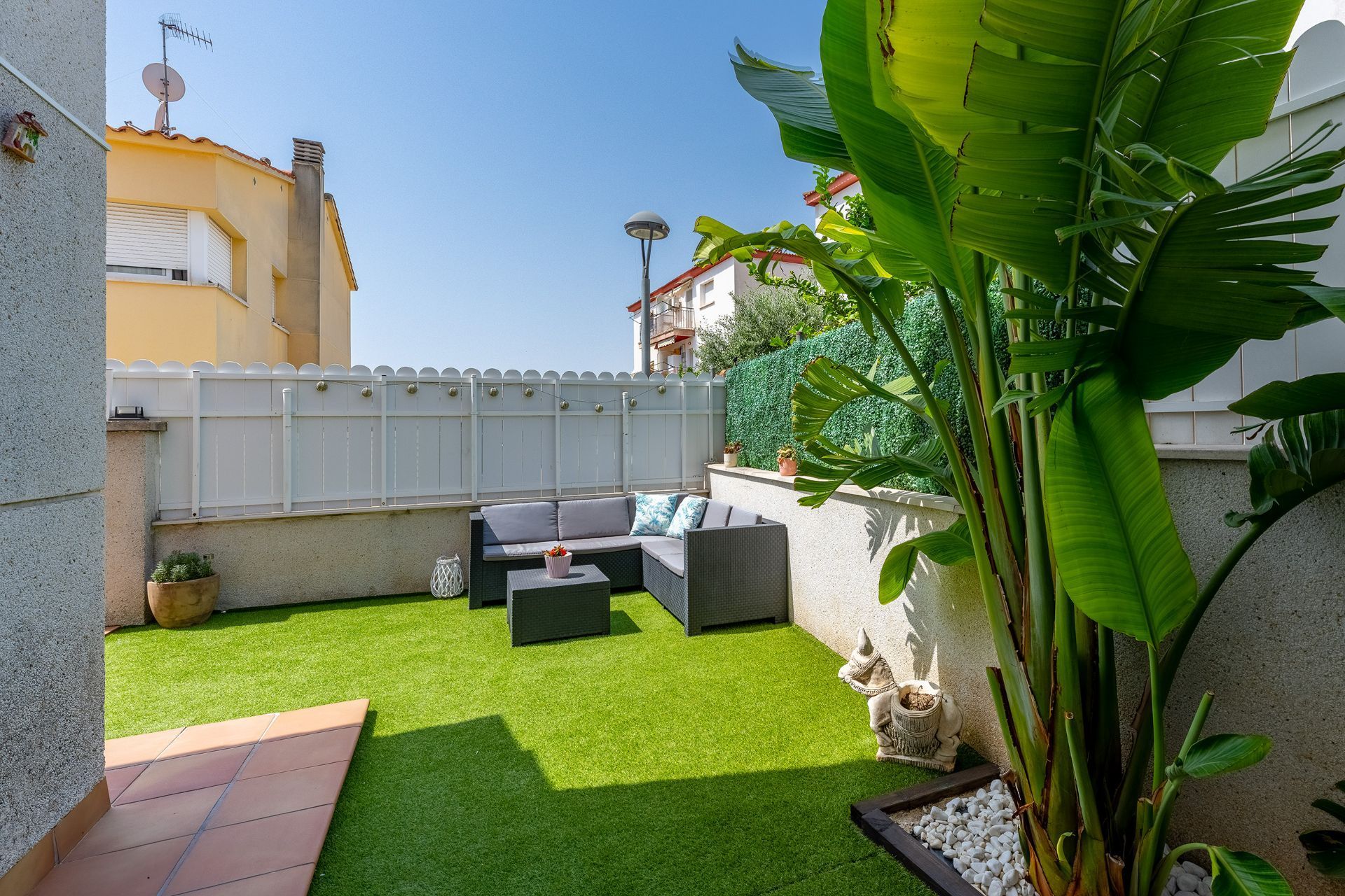 Terrassa de Casa adosada en venda en Cunit amb Aire condicionat, Calefacció i Jardí privat