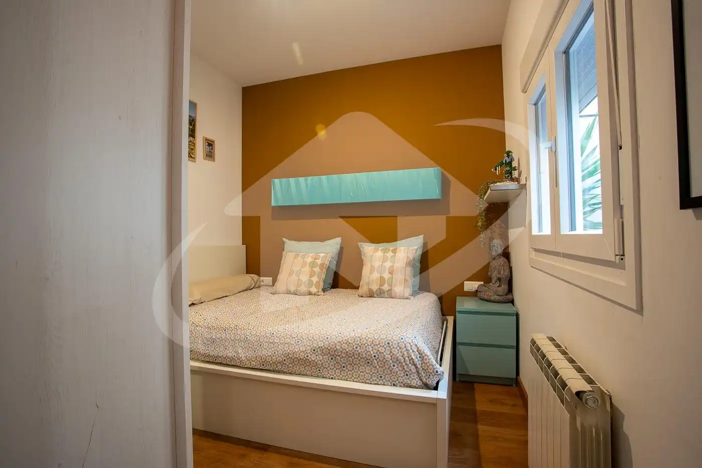Schlafzimmer von Wohnung zum Verkauf in Sabadell mit Parkett, Terrasse und Abstellraum