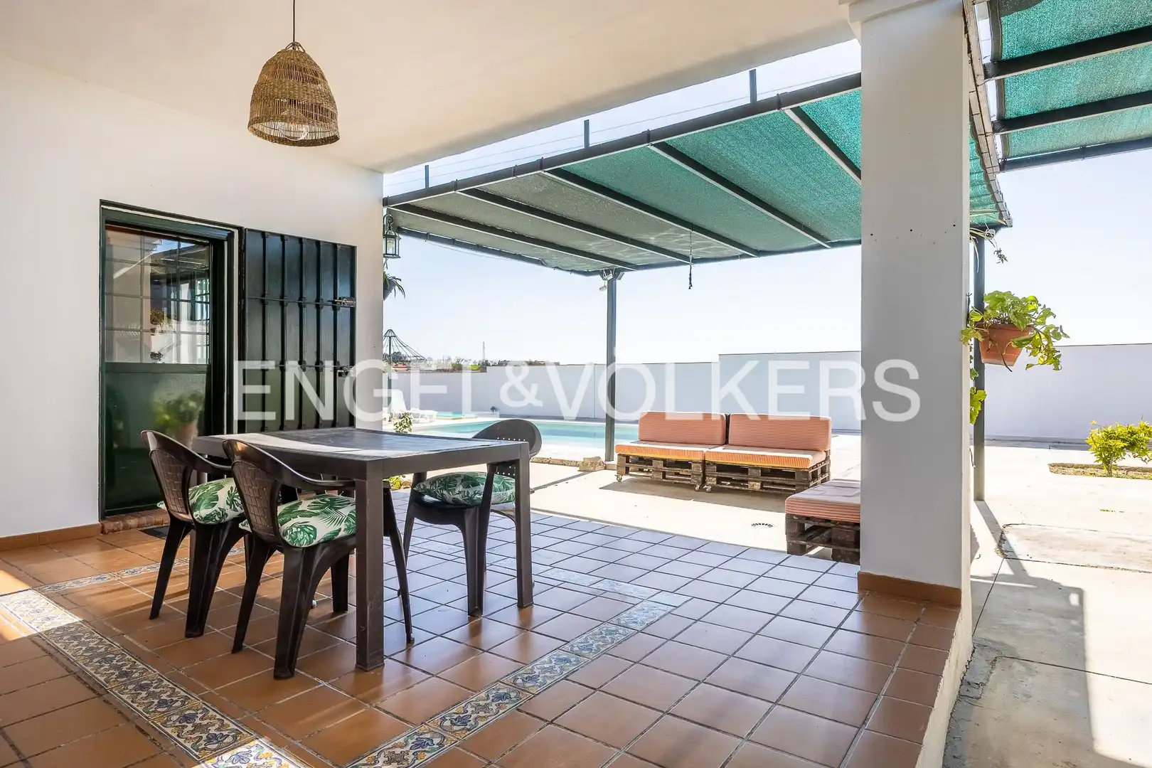 Terraza de Casa o chalet en venta en Castilleja del Campo con Aire acondicionado, Calefacción y Jardín privado