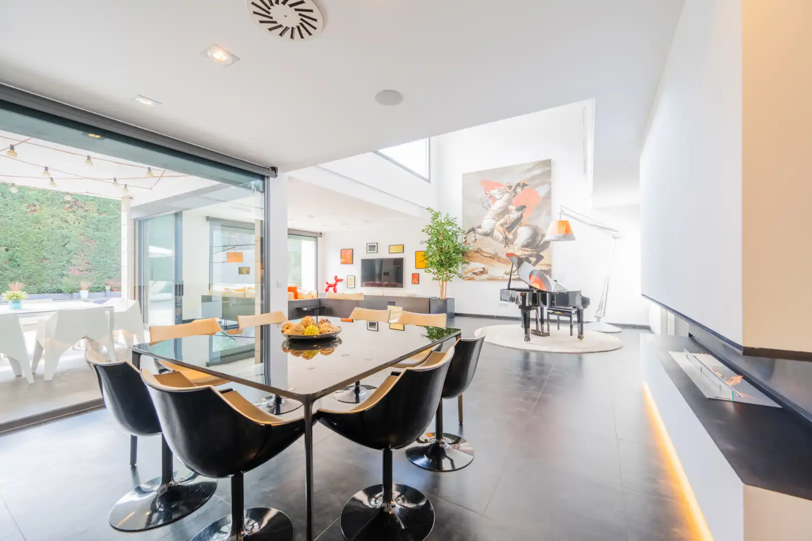 Comedor de Casa o chalet en venta en Sant Cugat del Vallès con Aire acondicionado, Calefacción y Jardín privado