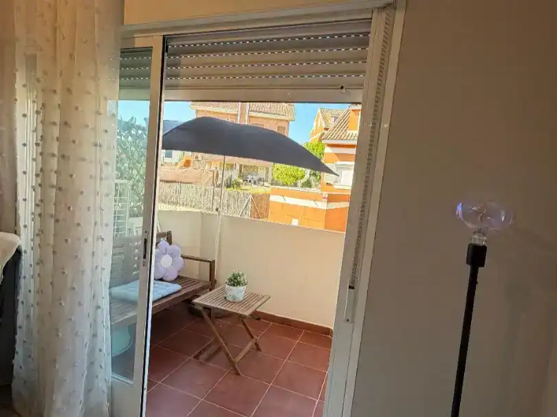 Terraza de Piso en venta en Cobeña con Aire acondicionado y Amueblado