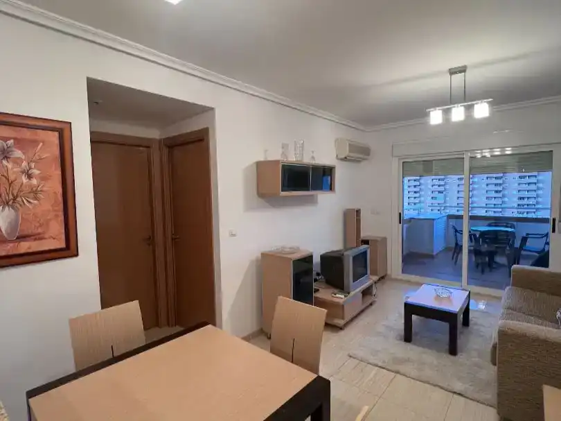 Sala d'estar de Apartament en venda en Oropesa del Mar / Orpesa amb Aire condicionat, Piscina i Balcó