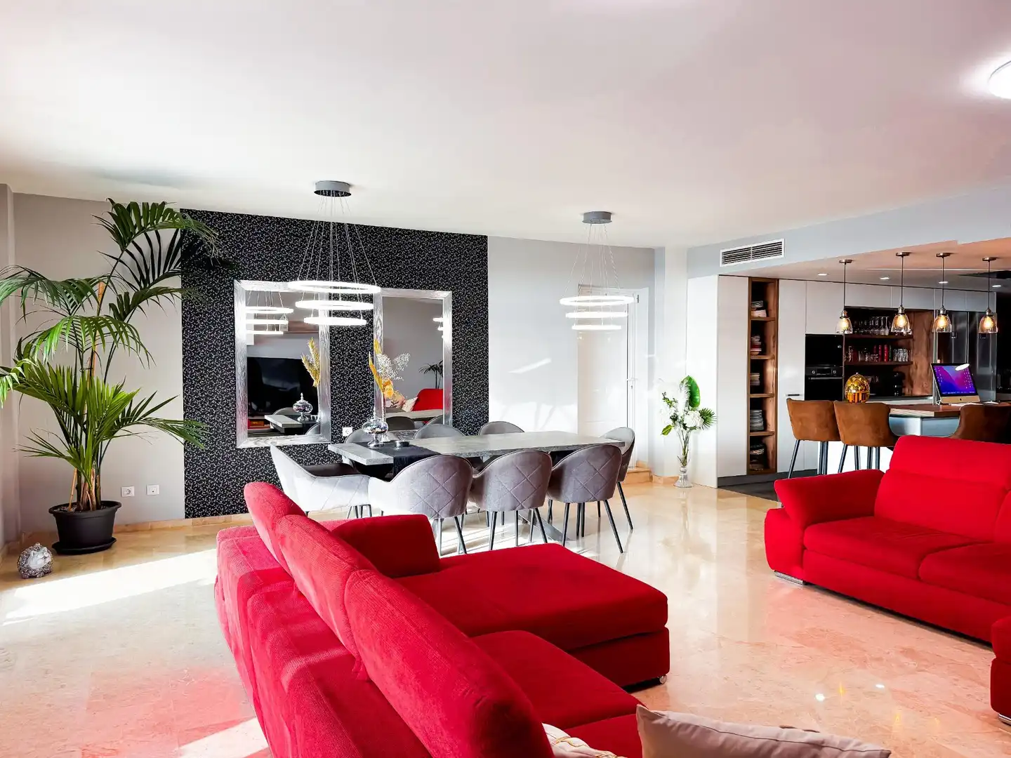Living room of Houses for sale in Santiago del Teide  with Air Conditioner, Private garden and Terrace