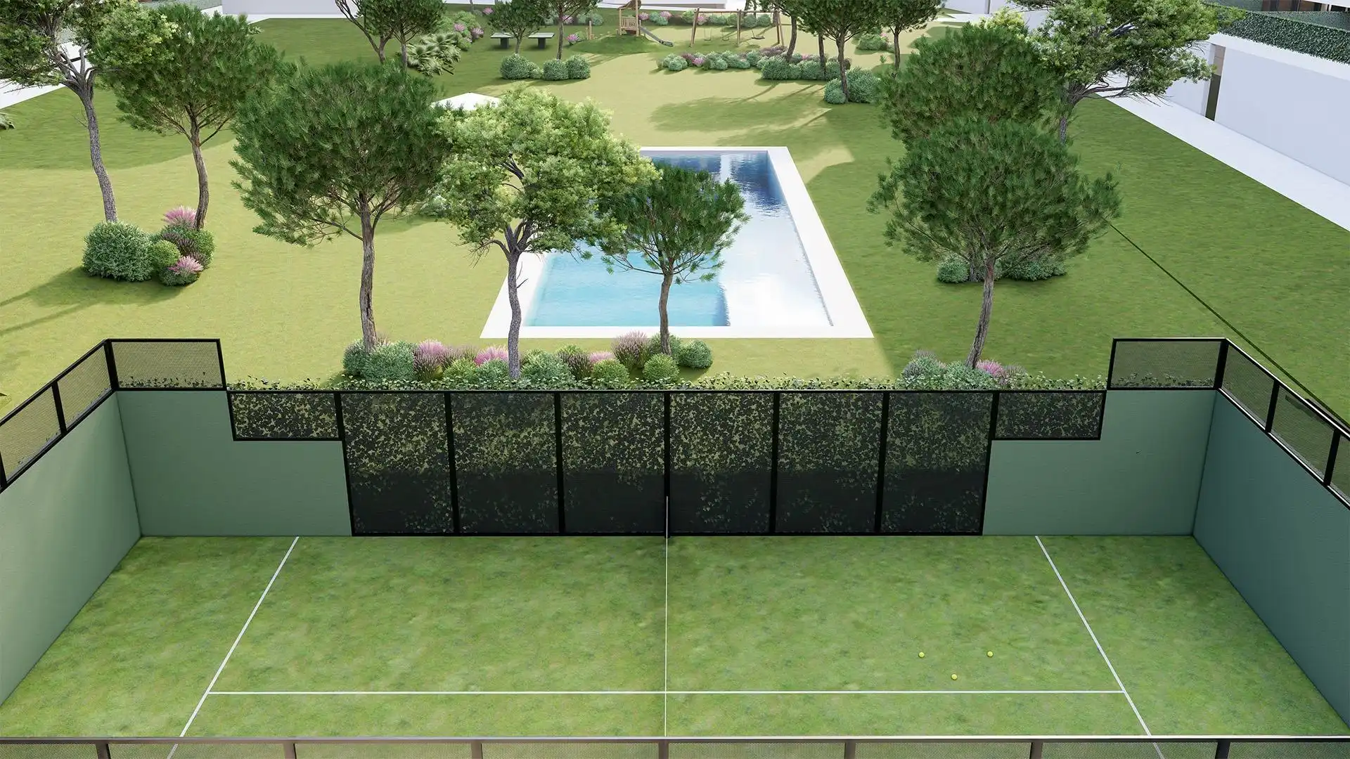 Garden of Flat for rent in Dos Hermanas  with Air Conditioner, Heating and Private garden