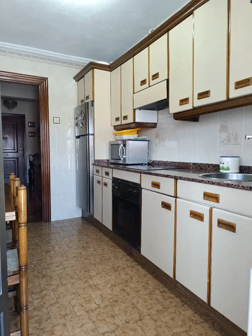 Kitchen of Flat for sale in Gijón   with Furnished