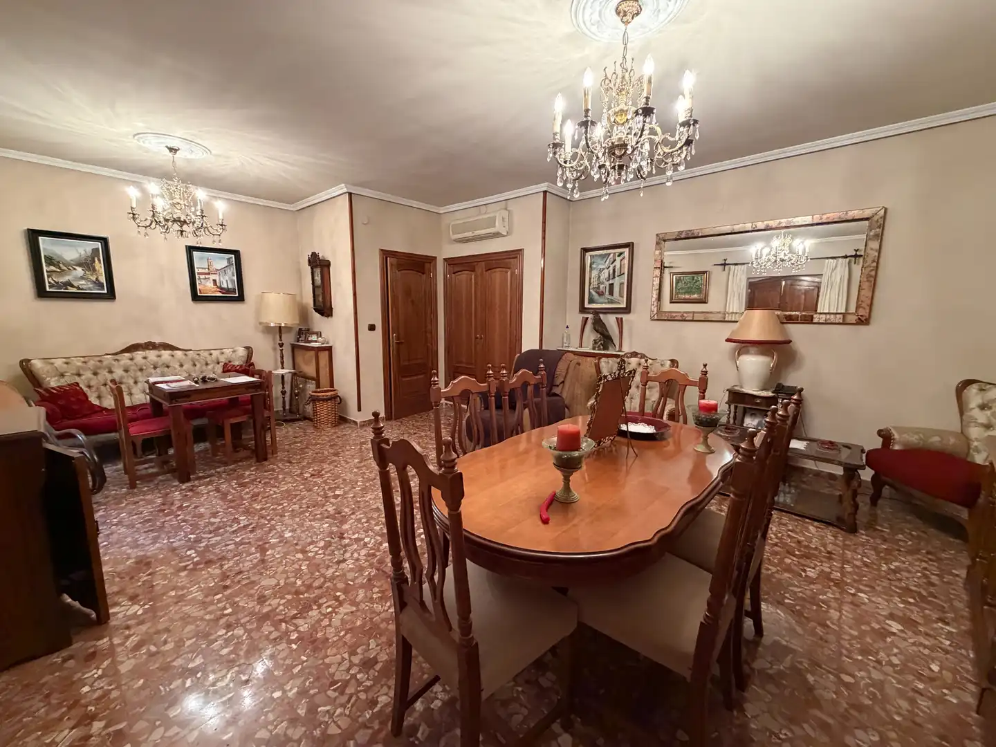 Dining room of Houses for sale in Úbeda  with Air Conditioner, Heating and Storage room