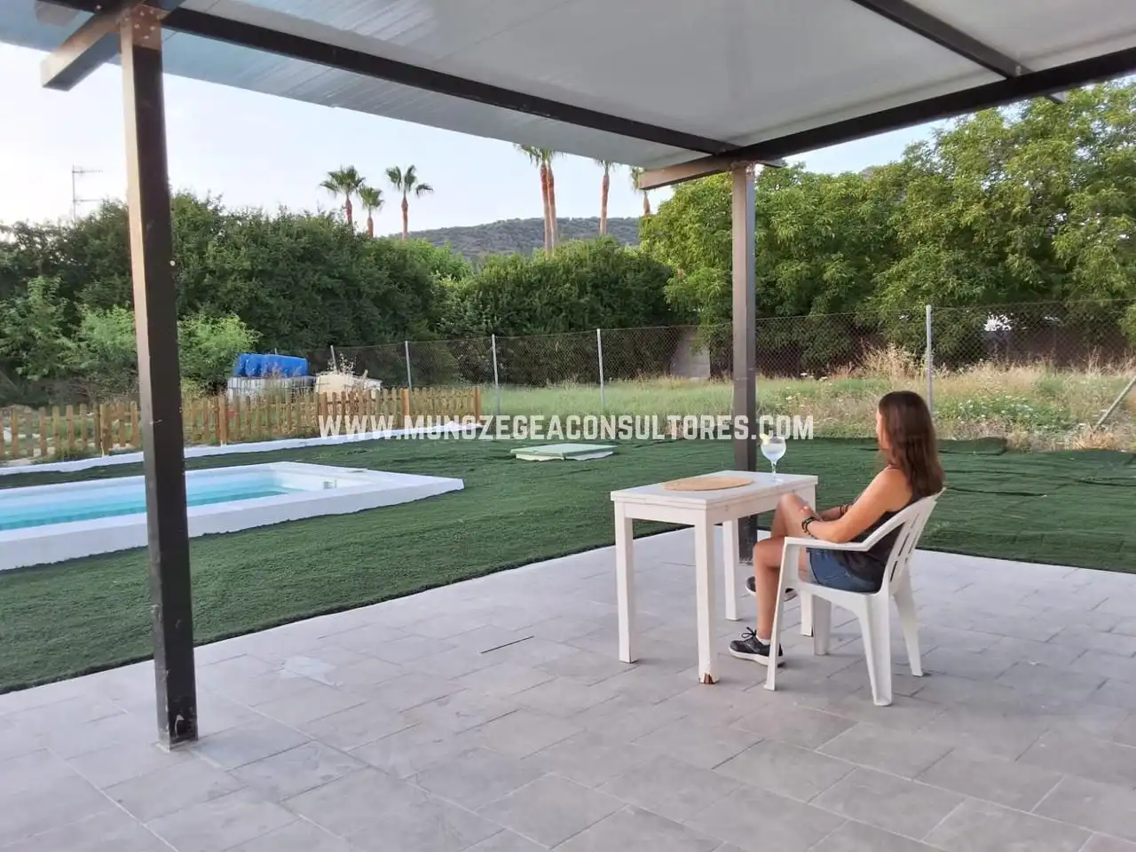 Terrassa de Casa o xalet de lloguer en Lucena amb Aire condicionat, Jardí privat i Terrassa