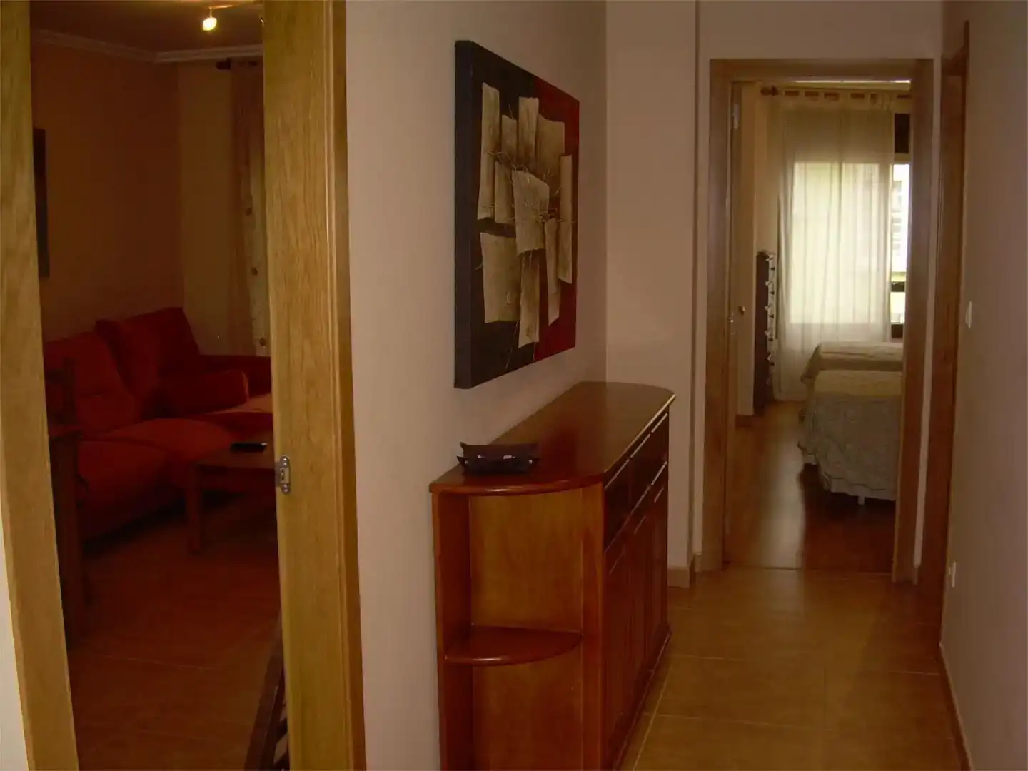 Wohnung zur Miete in Sanxenxo mit Parkett, Abstellraum und Möbliert