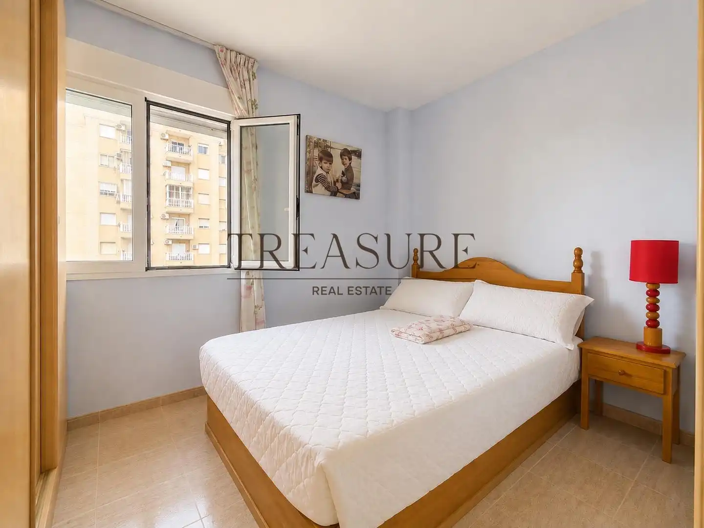 Bedroom of Flat for sale in Cartagena  with Air Conditioner, Furnished and Balcony