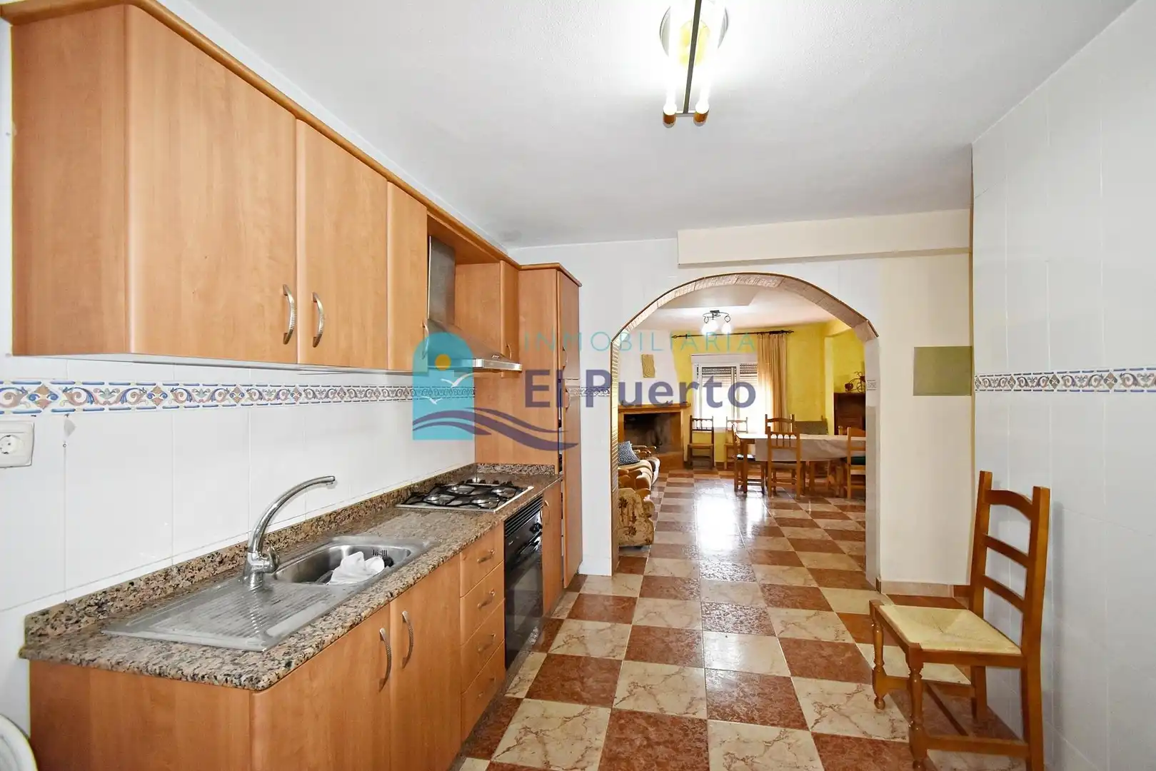 Cuina de Casa o xalet en venda en Alhama de Murcia amb Jardí privat, Terrassa i Moblat