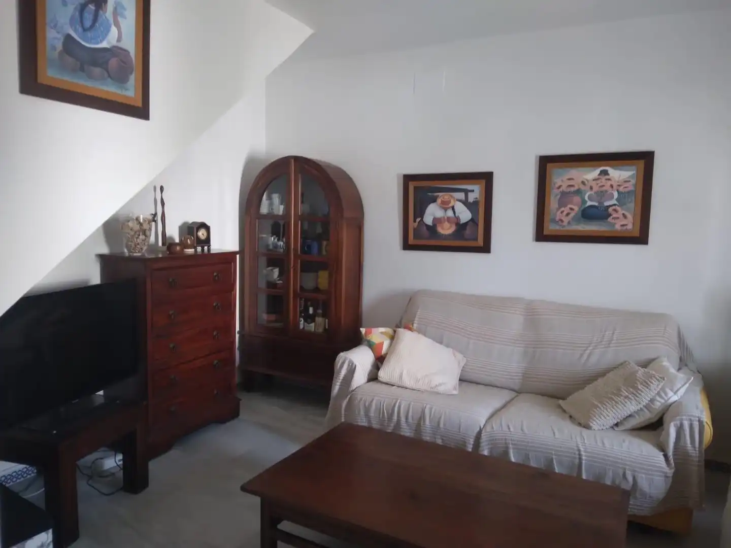 Sala de estar de Casa adosada en venta en Chiclana de la Frontera con Jardín privado y Piscina comunitaria