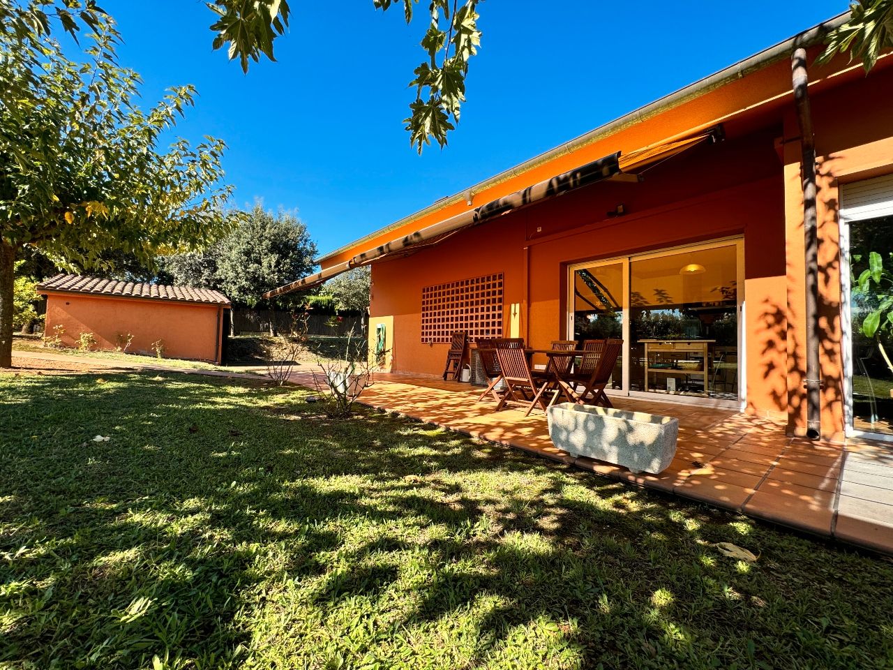 Garden of House or chalet for sale in Bescanó  with Heating, Private garden and Parquet flooring