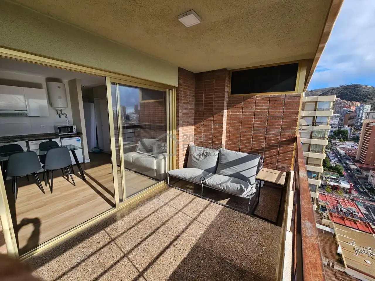 Balcony of Study for sale in Benidorm  with Air Conditioner, Terrace and Furnished