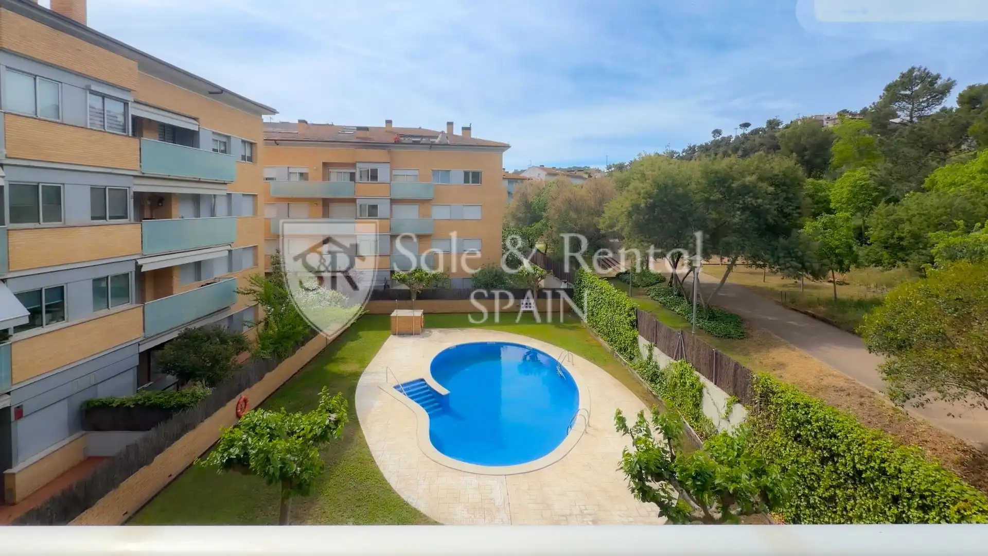 Garten von Wohnung zum Verkauf in Tossa de Mar mit Klimaanlage, Heizung und Terrasse