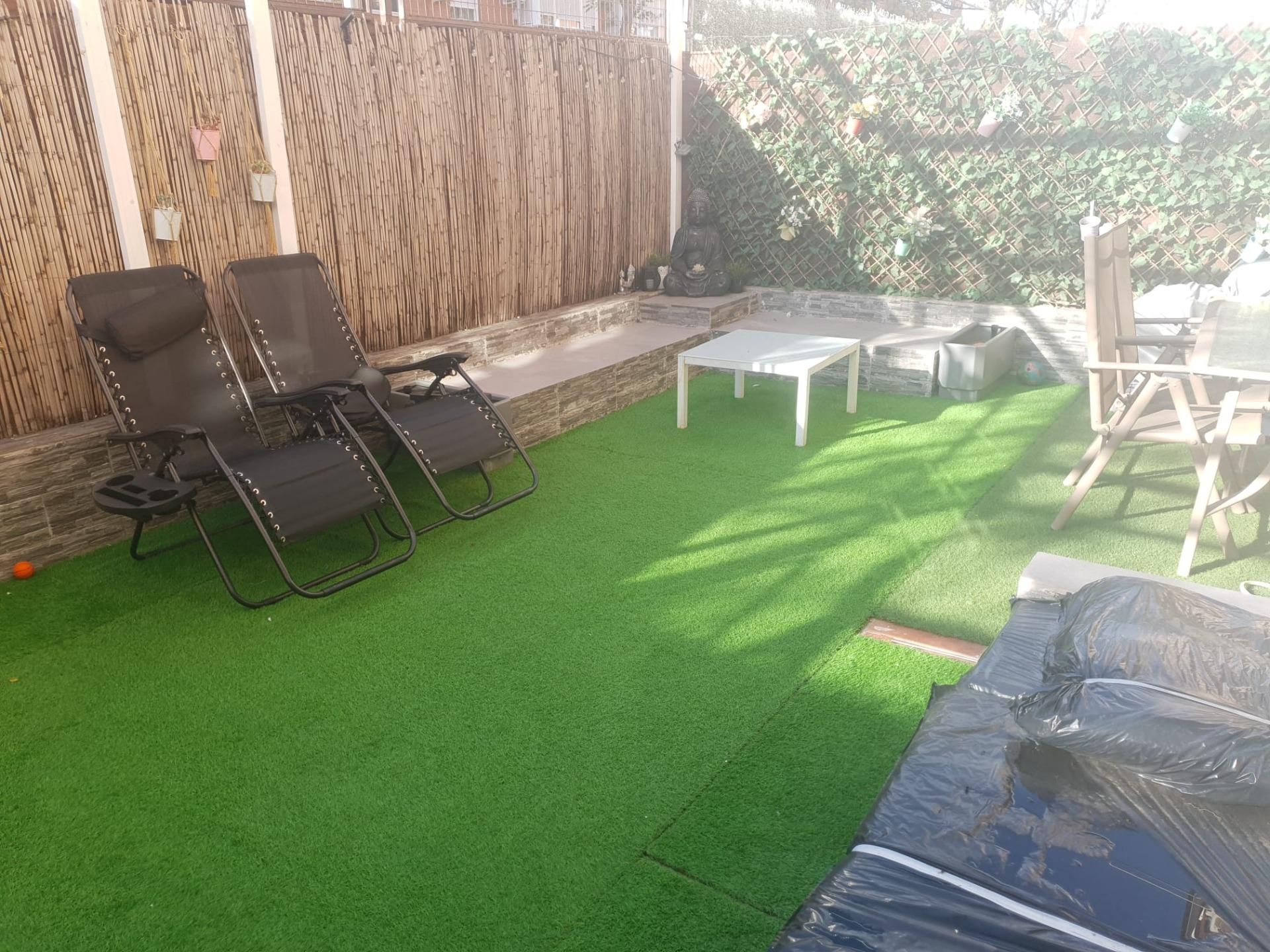 Terrace of Planta baja for sale in Fuenlabrada  with Air Conditioner, Heating and Private garden