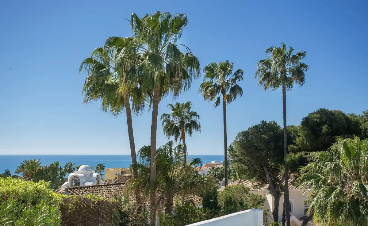 Exterior view of Houses for sale in Mijas  with Air Conditioner, Heating and Private garden