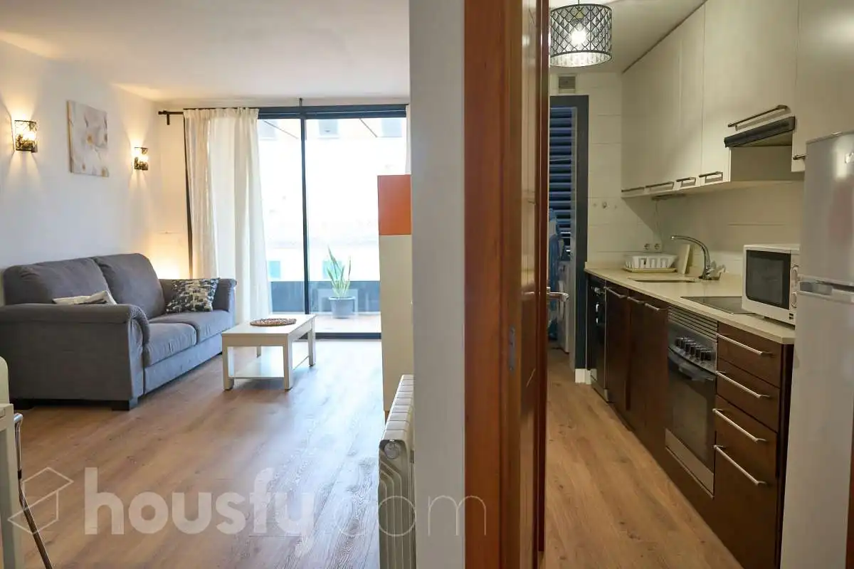 Wohnzimmer von Wohnung zum Verkauf in  Palma de Mallorca mit Klimaanlage, Heizung und Privatgarten
