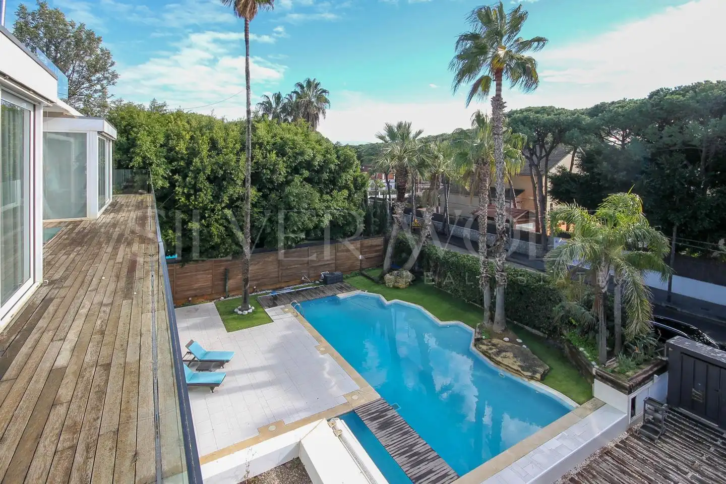 Garden of Houses for sale in Castelldefels  with Air Conditioner, Heating and Private garden