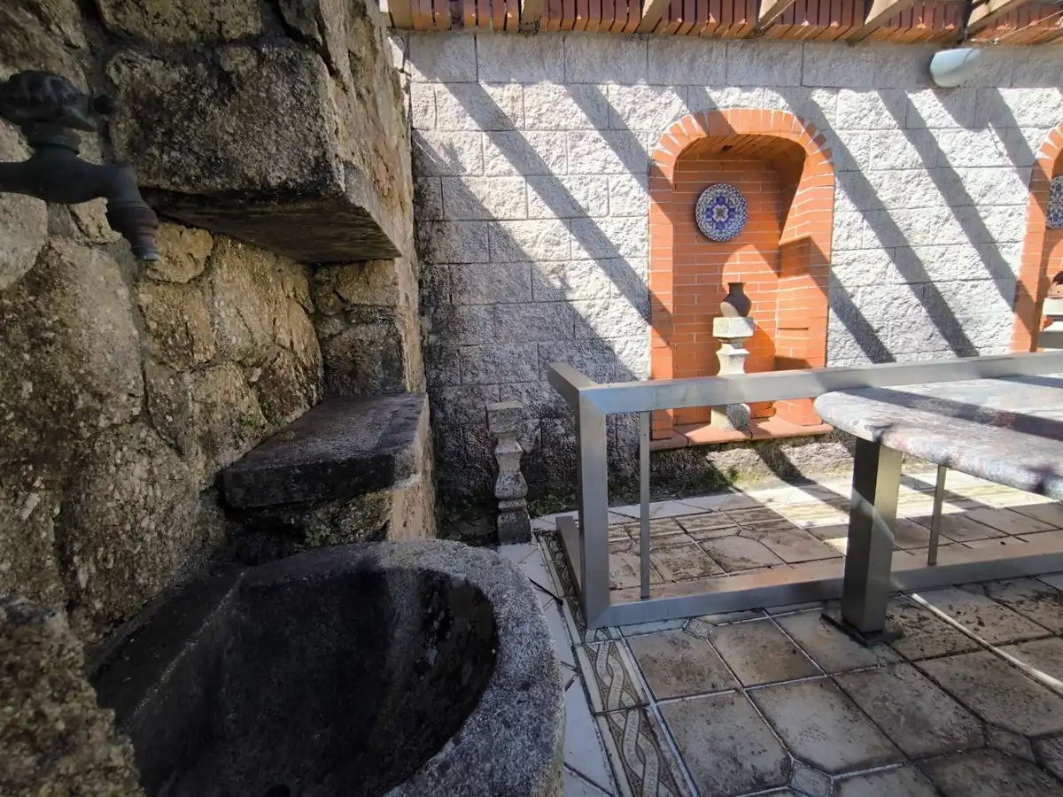 Terraza de Casa o chalet en venta en Vilagarcía de Arousa con Calefacción, Jardín privado y Parquet