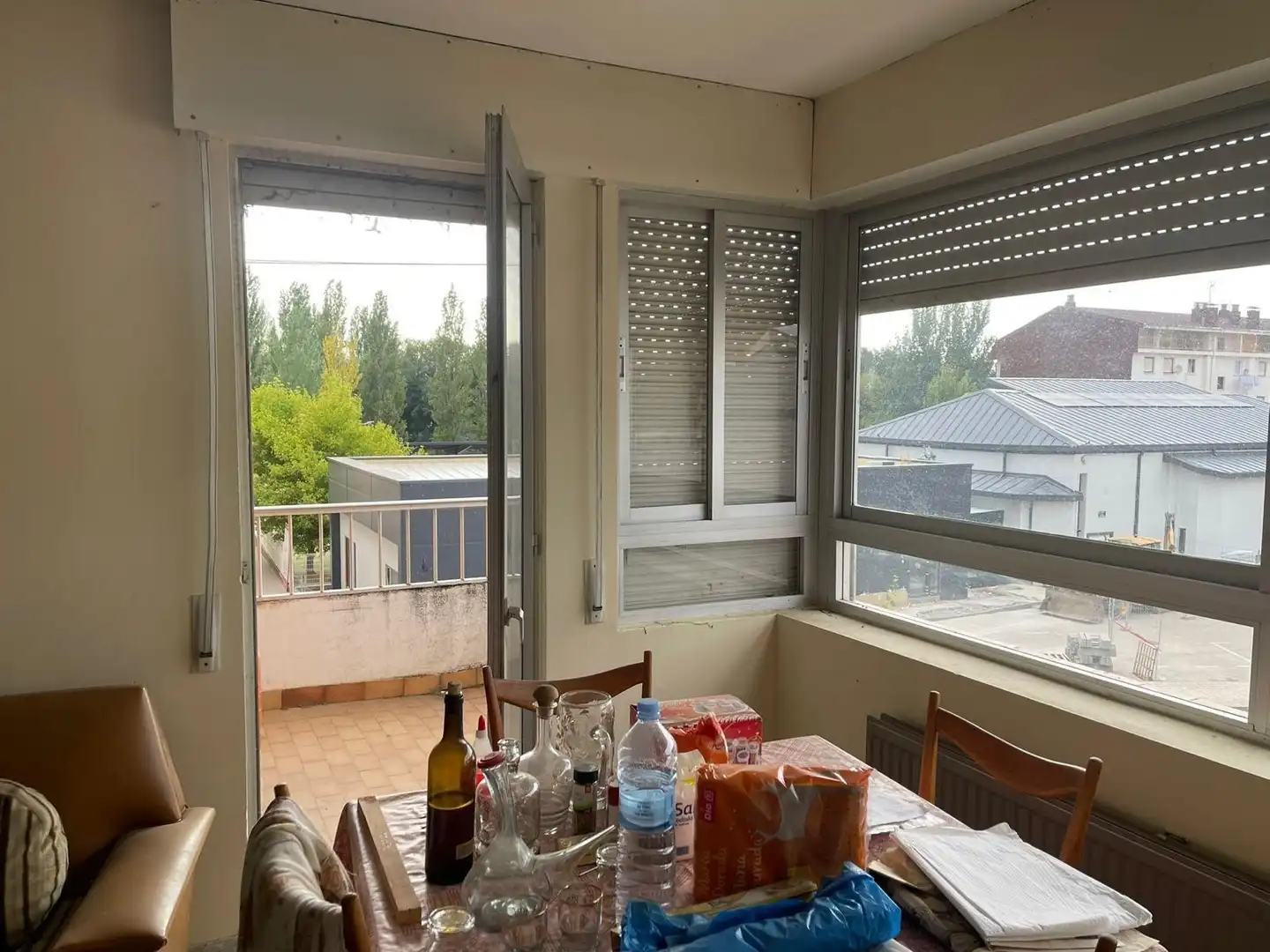 Balcony of Flat for sale in Saldaña  with Heating, Terrace and Furnished