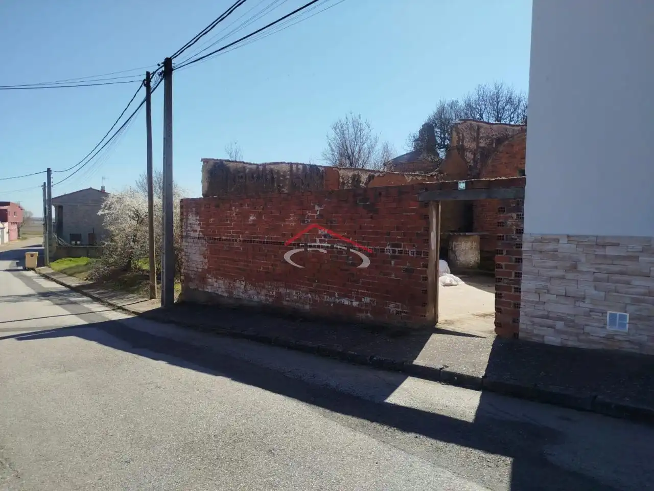 Vista exterior de Casa o chalet en venta en Chozas de Abajo con Jardín privado