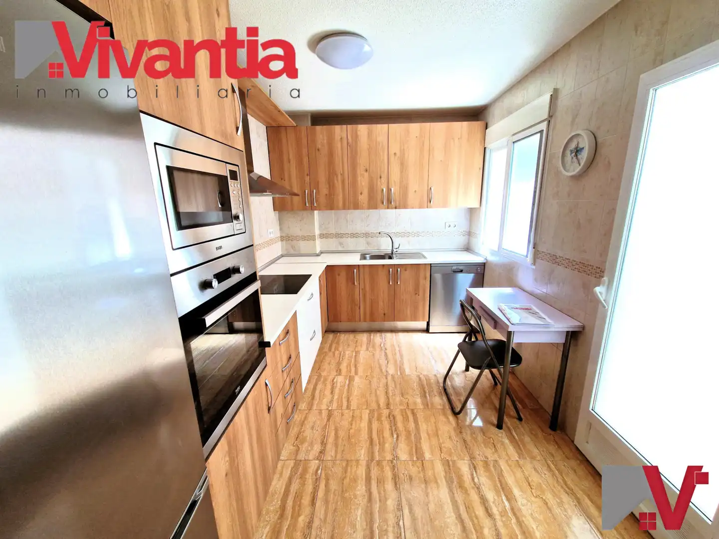 Kitchen of Flat for sale in Lorca  with Air Conditioner, Heating and Terrace