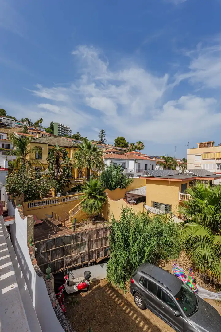 Vista exterior de Casa o chalet en venta en Málaga con Jardín privado, Terraza y Trastero