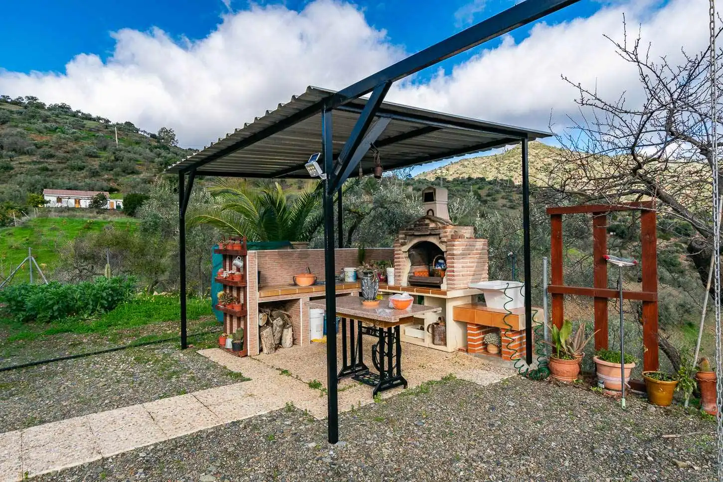 Terrasse von Haus oder Chalet zum Verkauf in Comares mit Terrasse und Schwimmbad