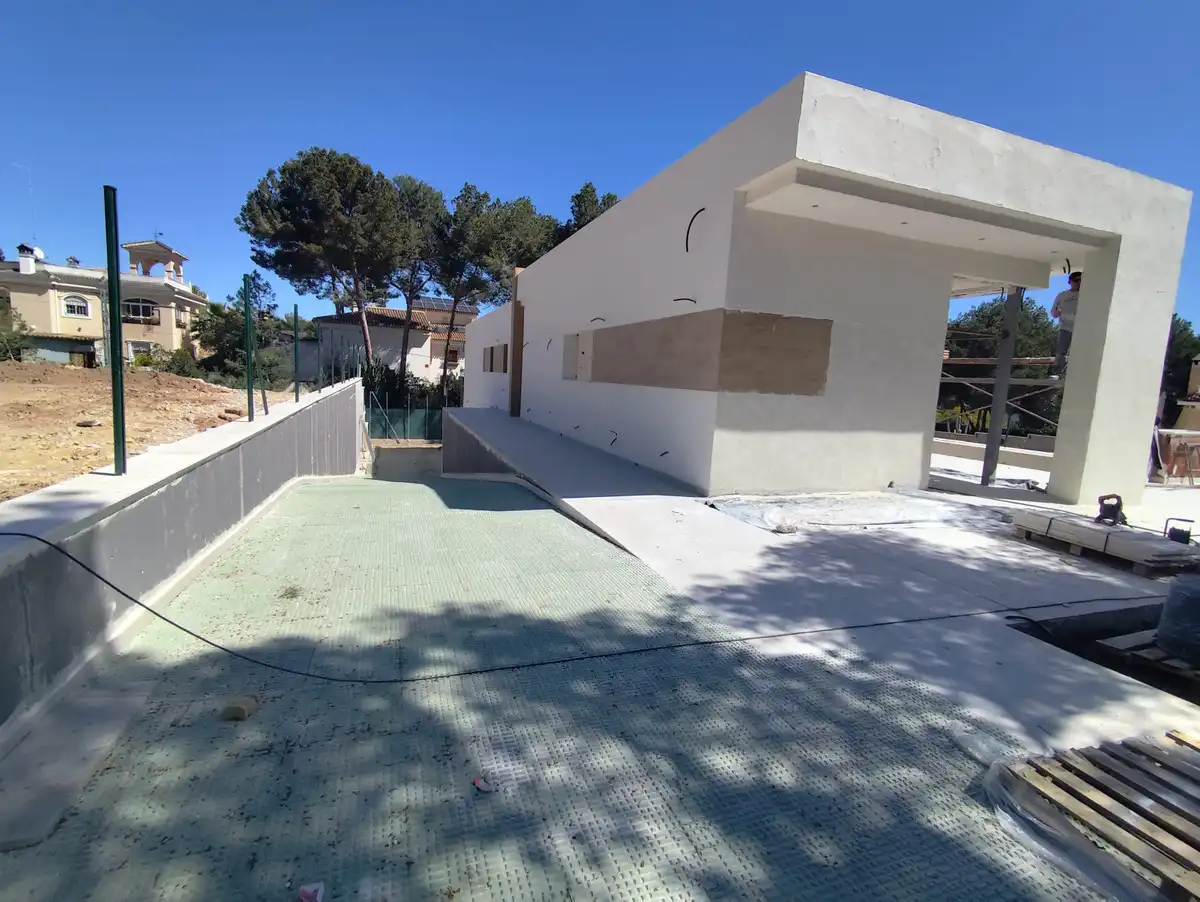 Vista exterior de Casa o xalet en venda en El Pinar de Campoverde
